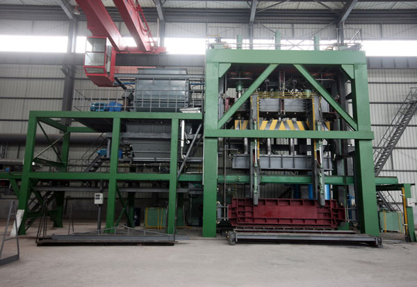 高激振力抽真空振动成型机